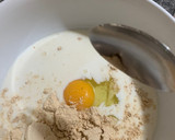 Foto del paso 2 de la receta: Tortitas americanas con cacahuete en polvo y nutella