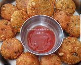 A picture of step 5 of Sabudana Vade.