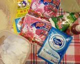 Foto langkah ke 1 dari resep Puding Pop Ice ala Anak Kos.