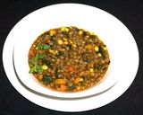 A picture of step 3 of Lentil and Swiss Chard Soup (Vegan).