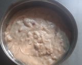 A picture of step 6 of Wheat Flour Eggless Christmas Cake.