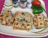 A picture of step 7 of Chees Chilli Toast.