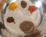 A picture of step 1 of Brown rice flour mini paratha.
