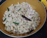 A picture of step 6 of Macaroni Pasta with Walnuts.
