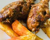 A picture of step 8 of Creamy and spicy baked chicken legs🤤🤤🤤.