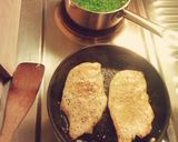 A picture of step 2 of Chicken in Mustard Sauce.
