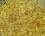 A picture of step 3 of Mexican Mac & Cheese.