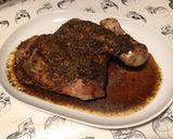 Une image de l'étape 6 de Épaule de chevreau marinée et grillée sauce orange et épices.