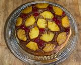 A picture of step 8 of Pineapple Upside Down Cake.