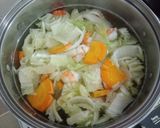 Hình bước làm 2 của món Canh cải thảo nấu tôm