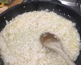 A picture of step 3 of Pumpkin and Prosecco Risotto.