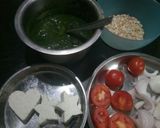 A picture of step 2 of Savory spinach pancake.