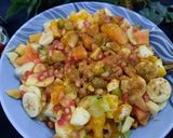 A picture of step 3 of Fruits Chaat 🍎🥝🍊🍇🍌👌😋😋.