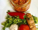 A picture of step 7 of Fresh Red Chili 🌶️ & Gralic 🧄 Chutney(Winter Special).