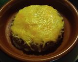 Foto del paso 7 de la receta: Hamburguesa con patata rellena de jamón y queso a los cuatro quesos