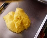 A picture of step 15 of Mango Frangipane Tart | Gorgeous Orange Yellow Tart.