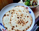 Foto langkah ke 3 dari resep Roti Matzah Flatbread (Roti tak beragi).