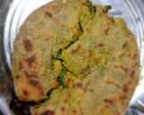 A picture of step 8 of Kathiyavadi bajra no bharelo rotlo.