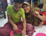 Foto langkah ke 1 dari resep 11. Tumis Pare Tahu Ebi.