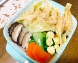 รูปขั้นตอนการทำที่ 7 ของ เกี๊ยวอกไก่ในซุปผัก (คลีน)