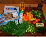 A picture of step 1 of Mike's Spitfire Shrimp & Crispy Vegetables.