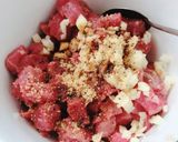 Hình bước làm 1 của món Mì gói xào bò lúc lắc
