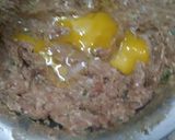 A picture of step 4 of Seekh kabab karhai.