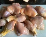 A picture of step 1 of Escabeche de Pollo.