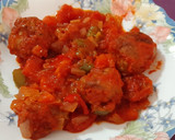 Foto del paso 7 de la receta: Albóndigas con tomate y chorizo. Airfryer y cazuela