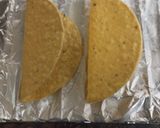 A picture of step 12 of Tangy Mexican tacos with hung Curd dip.