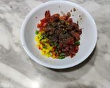 A picture of step 2 of Schezwan Pepper Bruschetta.