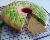 Foto langkah ke 5 dari resep Bolu marmer pandan.