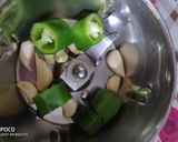 A picture of step 2 of Hariyali Pav bhaji.
