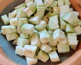 A picture of step 1 of Roasted Green Eggplant Mash or Hare Baingan ka Bharta.