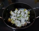 A picture of step 2 of Broccoli Manchurian 🥦.