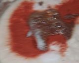 A picture of step 1 of Suji chilla.