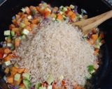 Foto del paso 2 de la receta: Arroz arcoíris