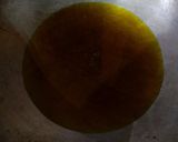 A picture of step 2 of Chaat (Papad Chat).