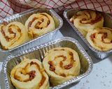 Foto langkah ke 5 dari resep Roti Pizza Tanpa Ulen (Eggless).
