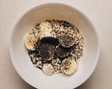 Foto langkah ke 1 dari resep Pisang Kayu Manis Oatmeal.