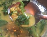 A picture of step 5 of Moong Palak Dal.