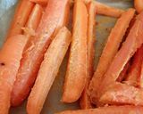 A picture of step 1 of My compound buttered roasted carrots.