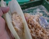 Foto langkah ke 4 dari resep Lepet Jagung Manis (gula jawa).