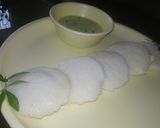 A picture of step 1 of Idli coconut chutney.