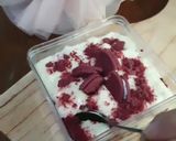 Foto langkah ke 4 dari resep 20.Oreo Red Velvet Cheesecake.