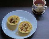 A picture of step 12 of Mini quiche of sun-dried tomatoes & Indian basil.