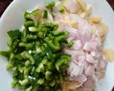 Acharya potato capsicum recipe step 1 photo