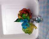 Ladybirds Experimental Tye Dyed Flowers . recipe step 7 photo
