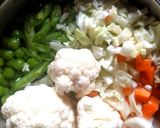 A picture of step 1 of Khada Pav Bhaji Sizzler.