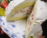 A picture of step 14 of Soccer Ball Cake.
